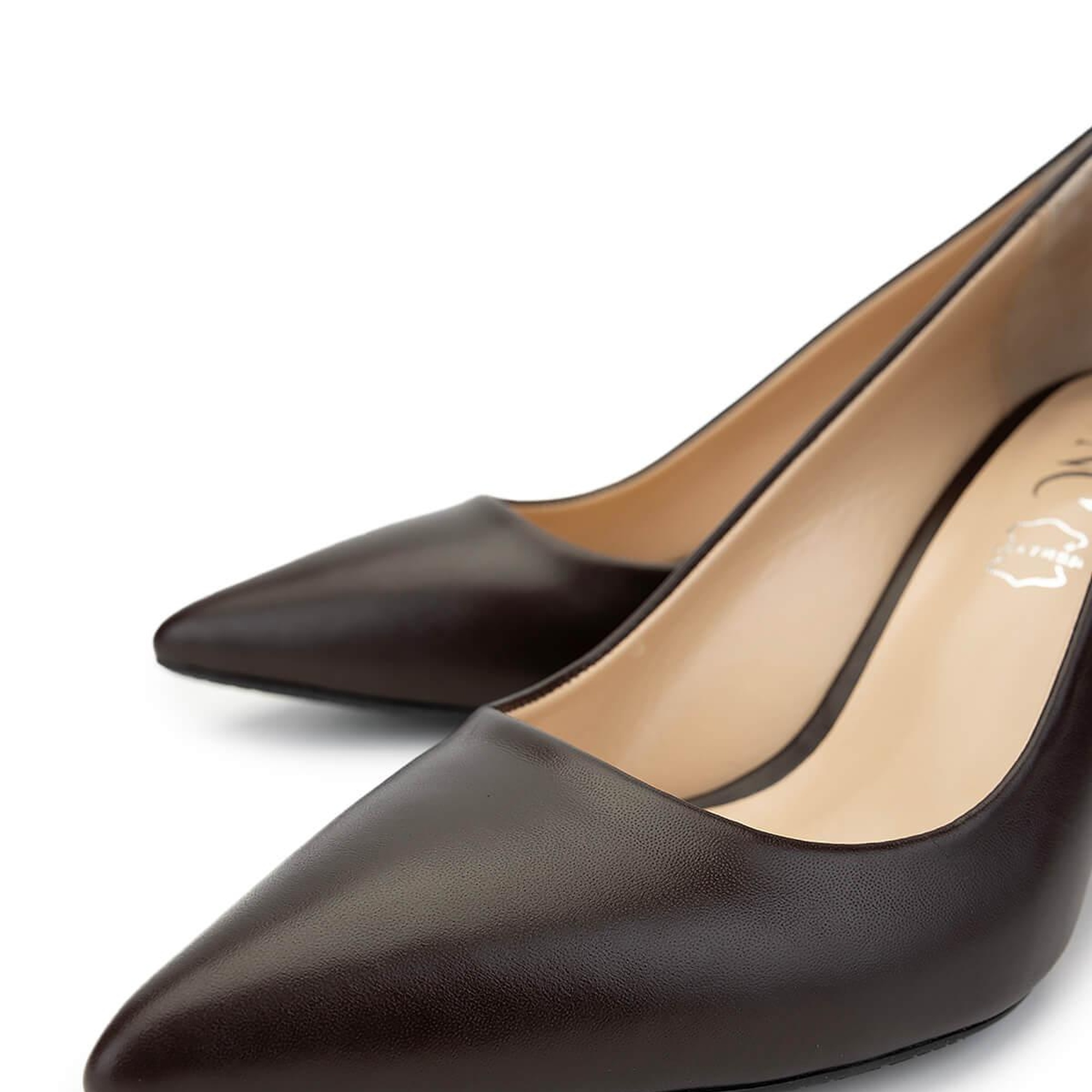 Tamer Tanca Kadın Hakiki Deri Kahverengi Topuklu Ayakkabı