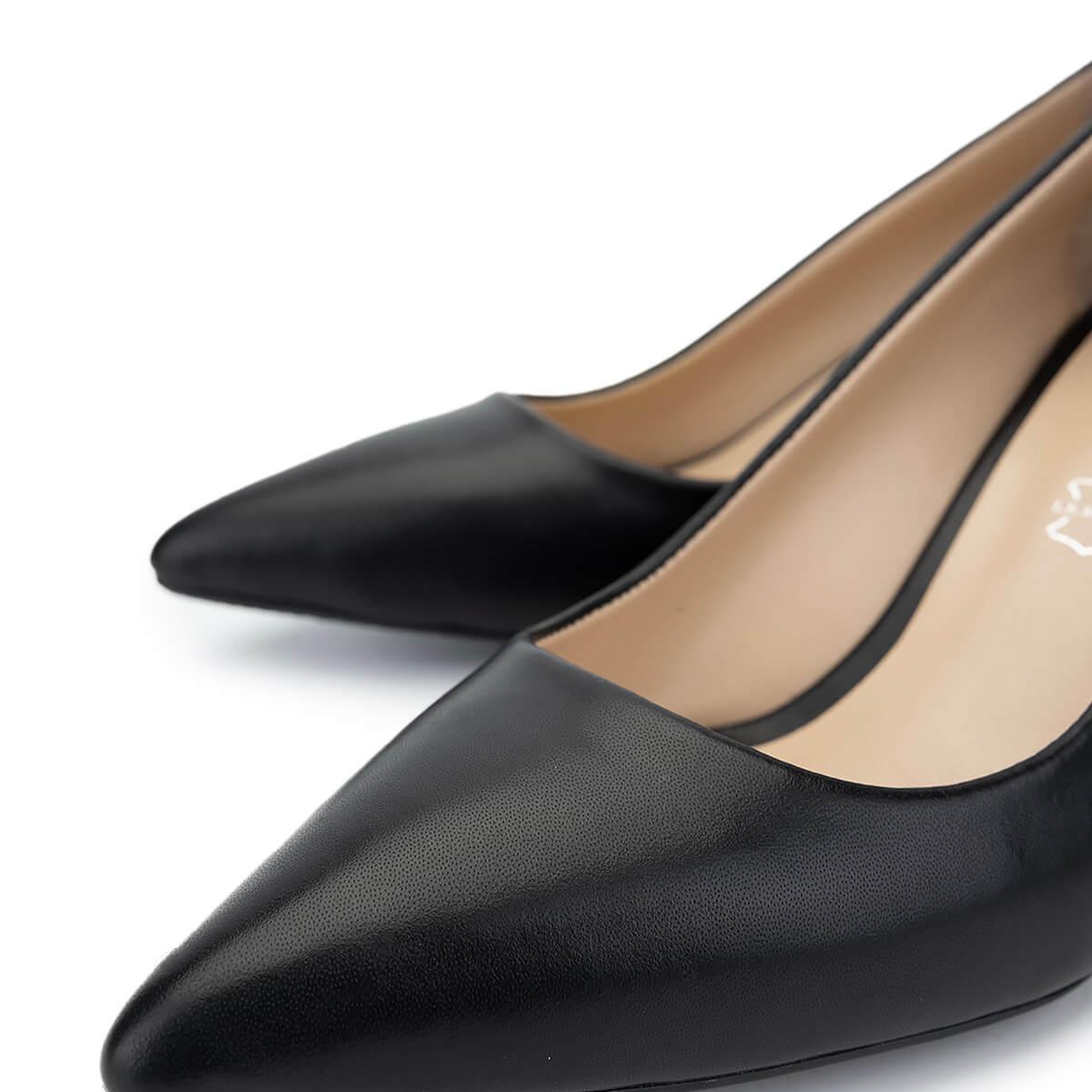 Tamer Tanca Kadın Hakiki Deri Siyah Deri Topuklu Ayakkabı