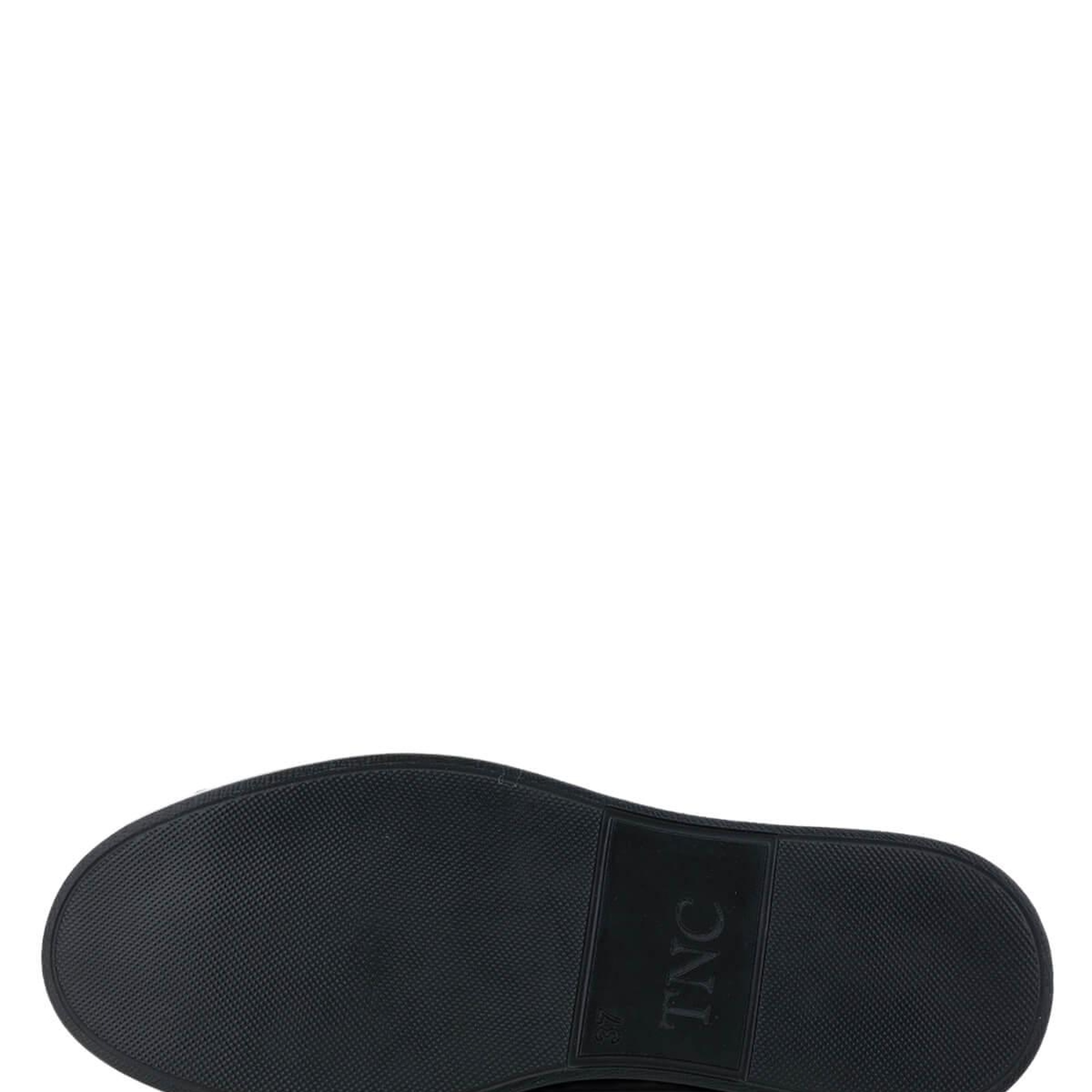 Tamer Tanca Kadın Hakiki Deri Siyah Deri Loafer Ayakkabı