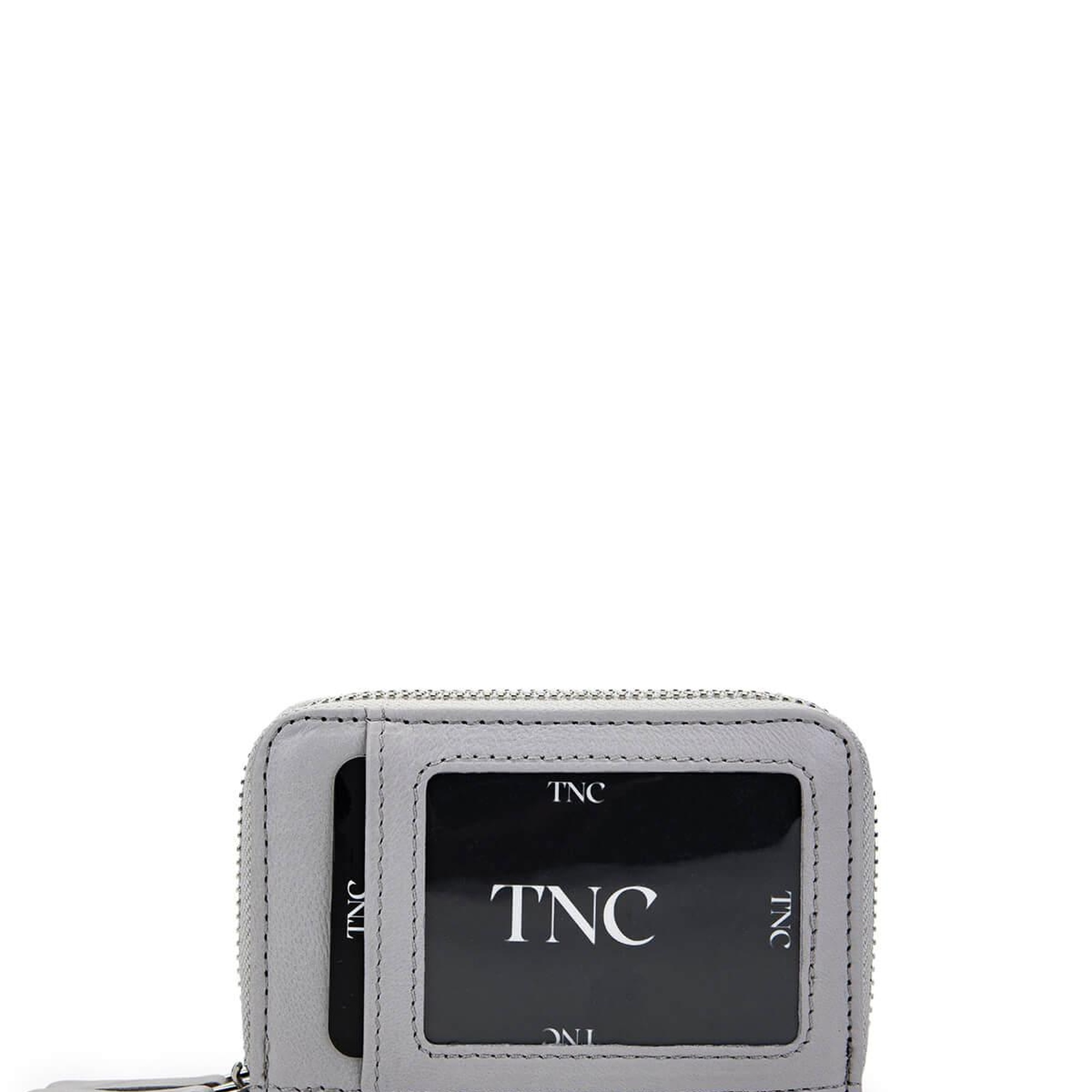 Tamer Tanca Unisex Hakiki Deri Gri Cüzdan Cuzdan