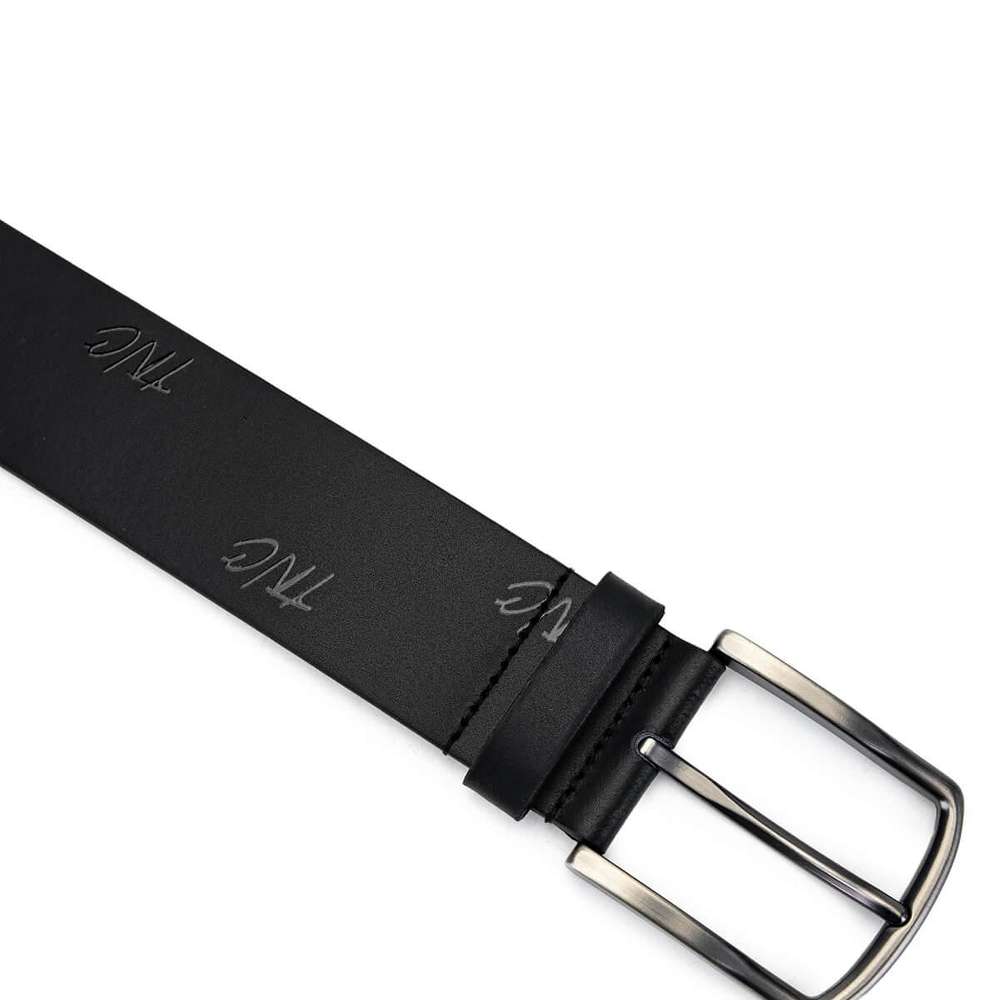 Tamer Tanca Erkek Hakiki Deri Siyah Spor Kemer