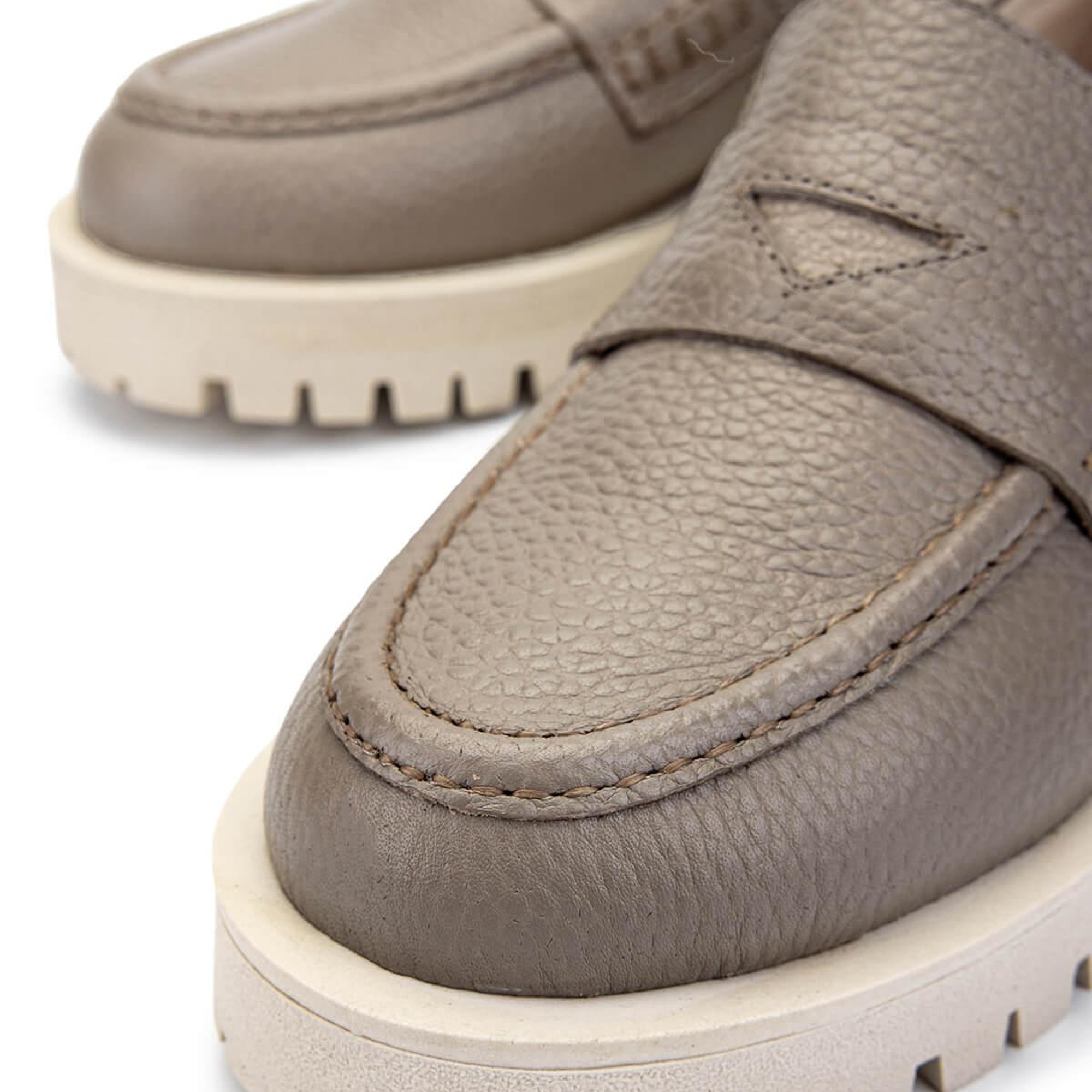 Tamer Tanca Kadın Hakiki Deri Vizon Floter Loafer Ayakkabı