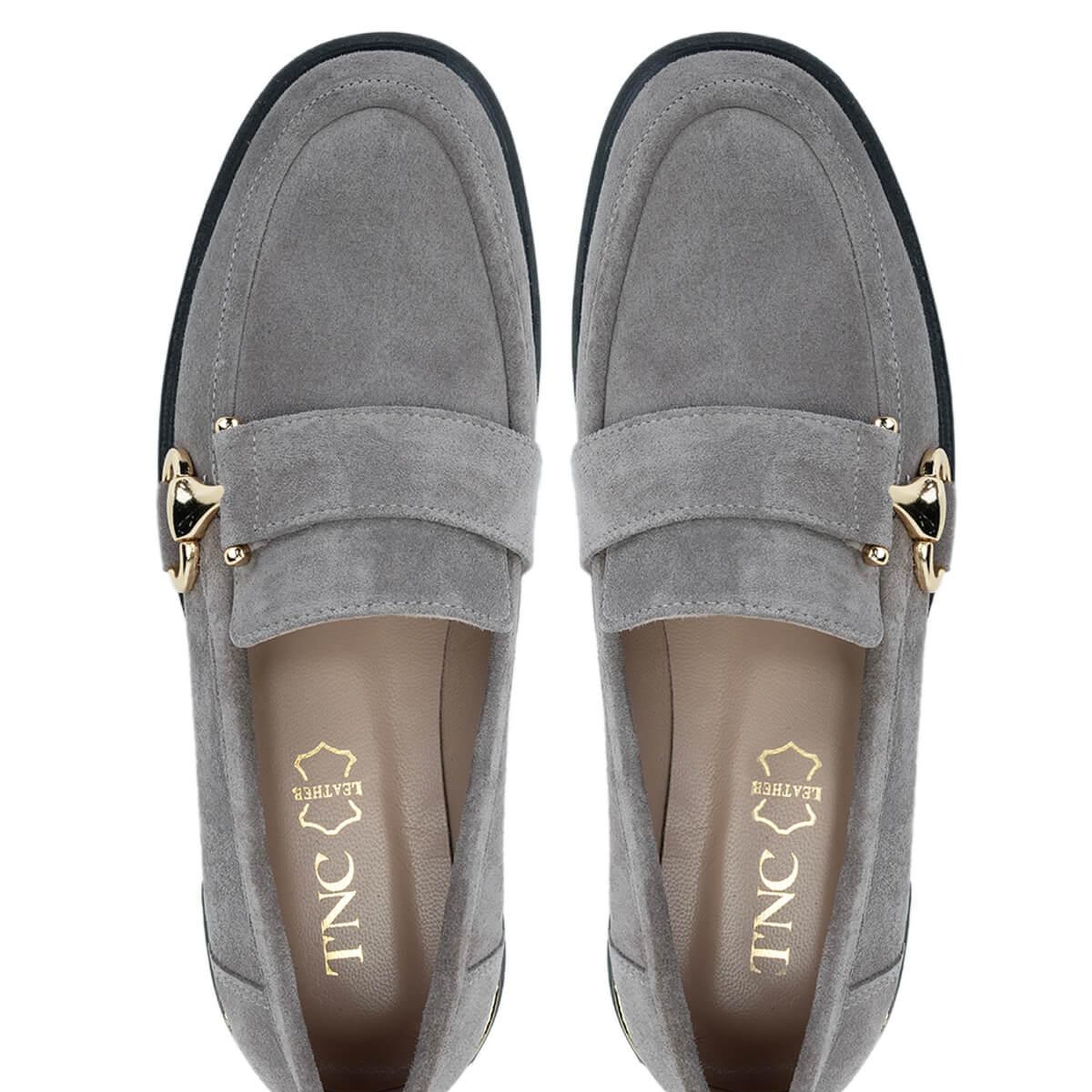 Tamer Tanca Kadın Hakiki Deri Vizon Süet Loafer Ayakkabı