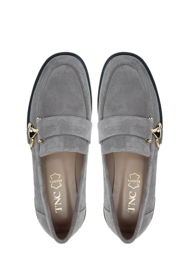  Tamer Tanca Kadın Hakiki Deri Vizon Süet Loafer Ayakkabı