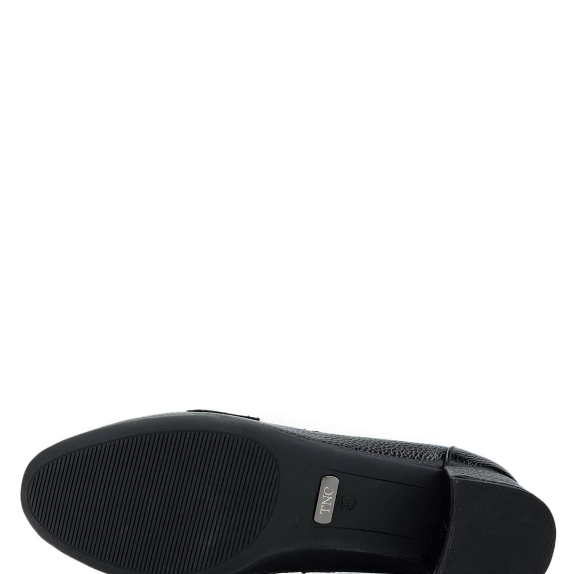 Tamer Tanca Kadın Hakiki Deri Siyah Deri Topuklu Ayakkabı