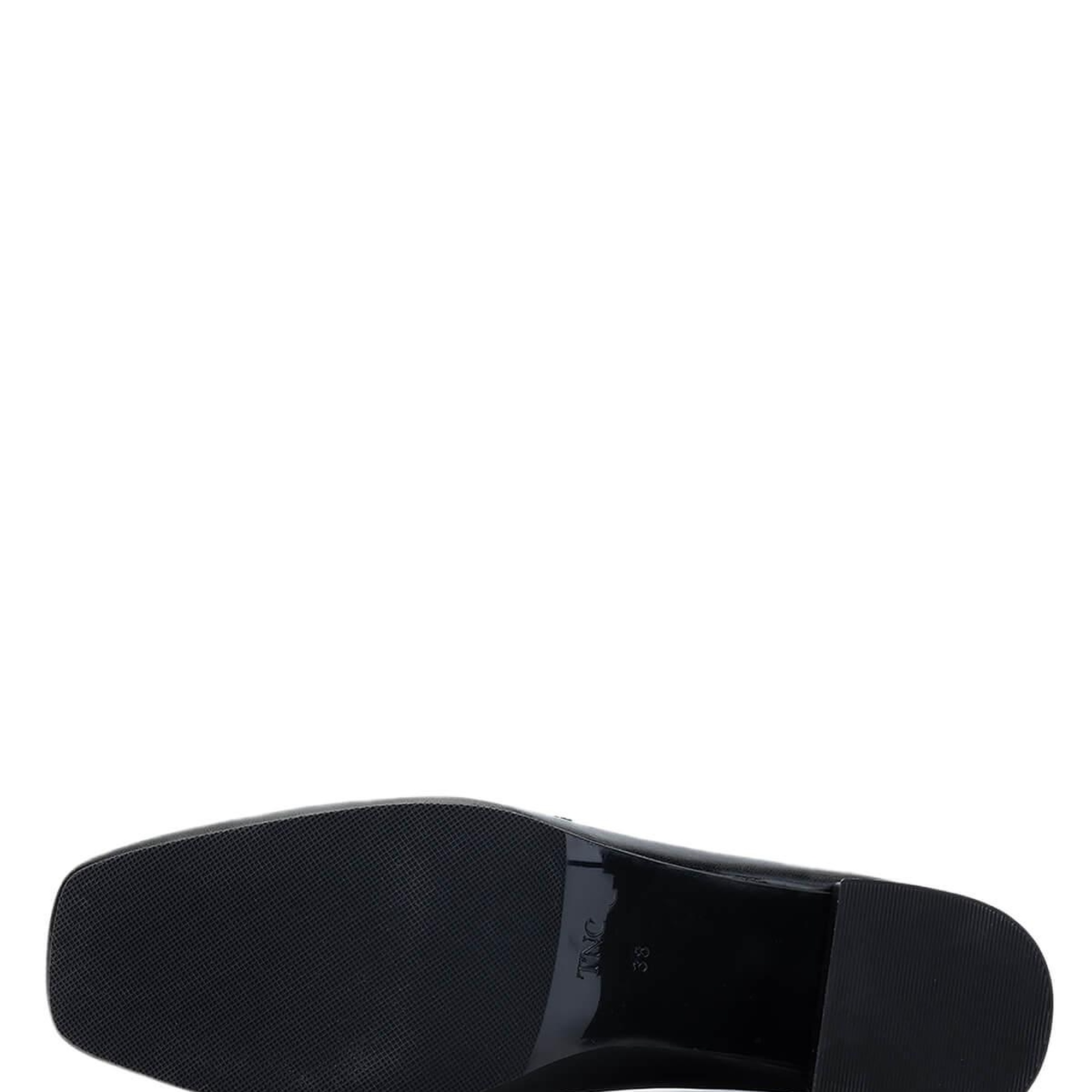 Tamer Tanca Kadın Hakiki Deri Siyah Deri Topuklu Ayakkabı