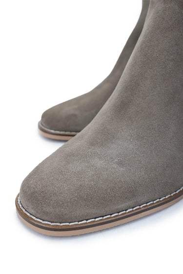  Tamer Tanca Kadın Hakiki Deri Vizon Süet Topuklu Bot