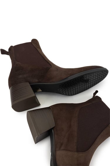  Tamer Tanca Kadın Hakiki Deri Kahverengi Süet Topuklu Bot