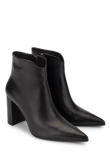  Tamer Tanca Kadın Hakiki Deri Kahverengi Topuklu Bot