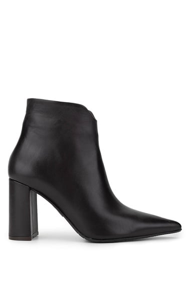  Tamer Tanca Kadın Hakiki Deri Kahverengi Topuklu Bot