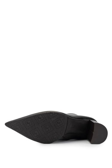  Tamer Tanca Kadın Hakiki Deri Kahverengi Topuklu Bot