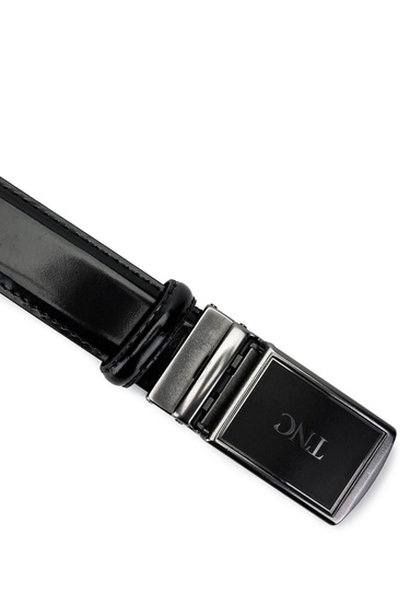  Tamer Tanca Erkek Hakiki Deri Siyah Açma Kemer