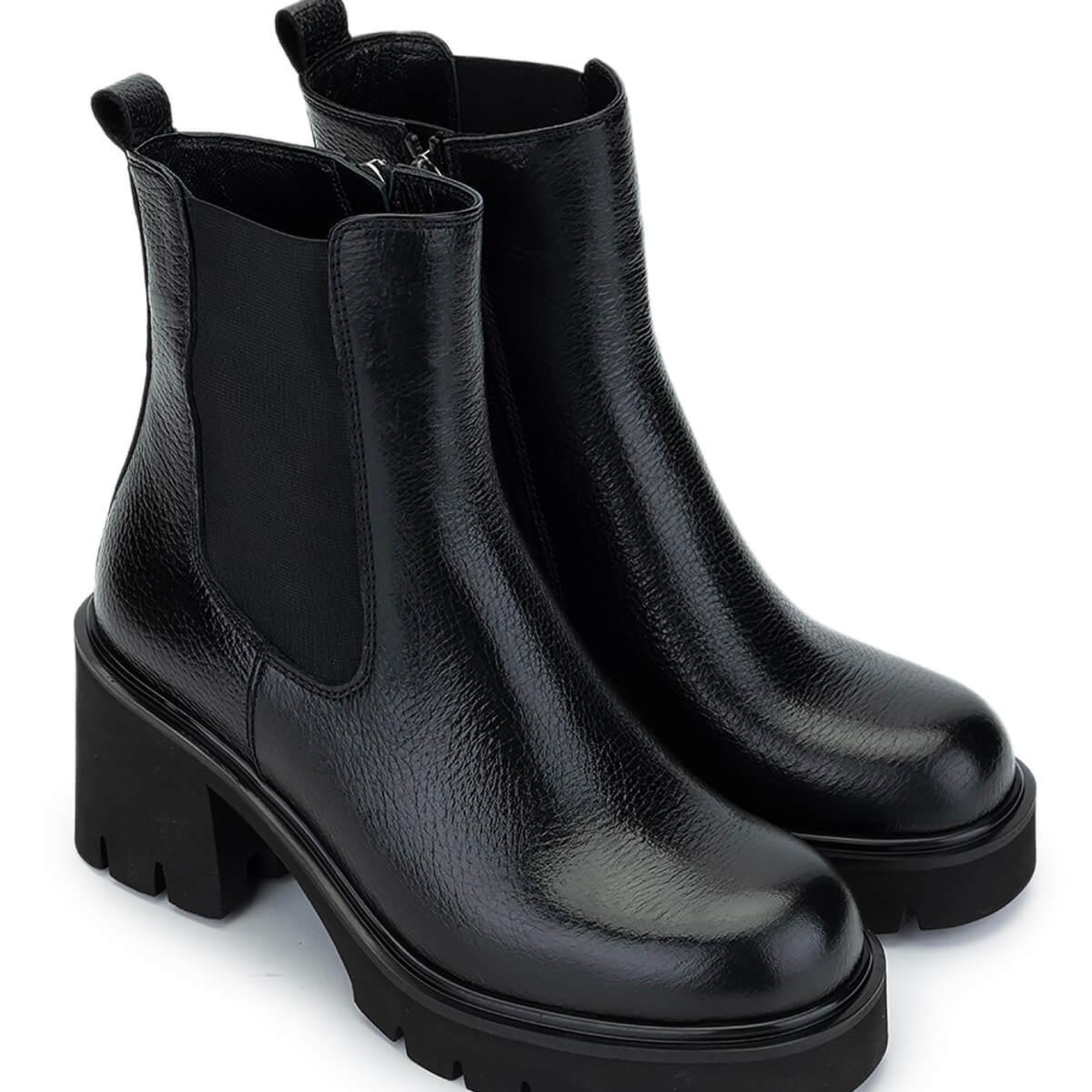 Valmenti Kadın Hakiki Deri Siyah Floter Casual Bot