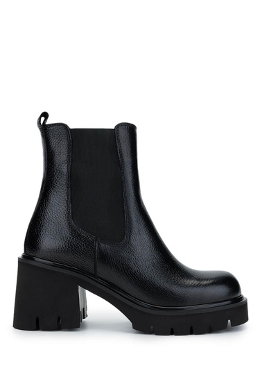  Valmenti Kadın Hakiki Deri Siyah Floter Casual Bot