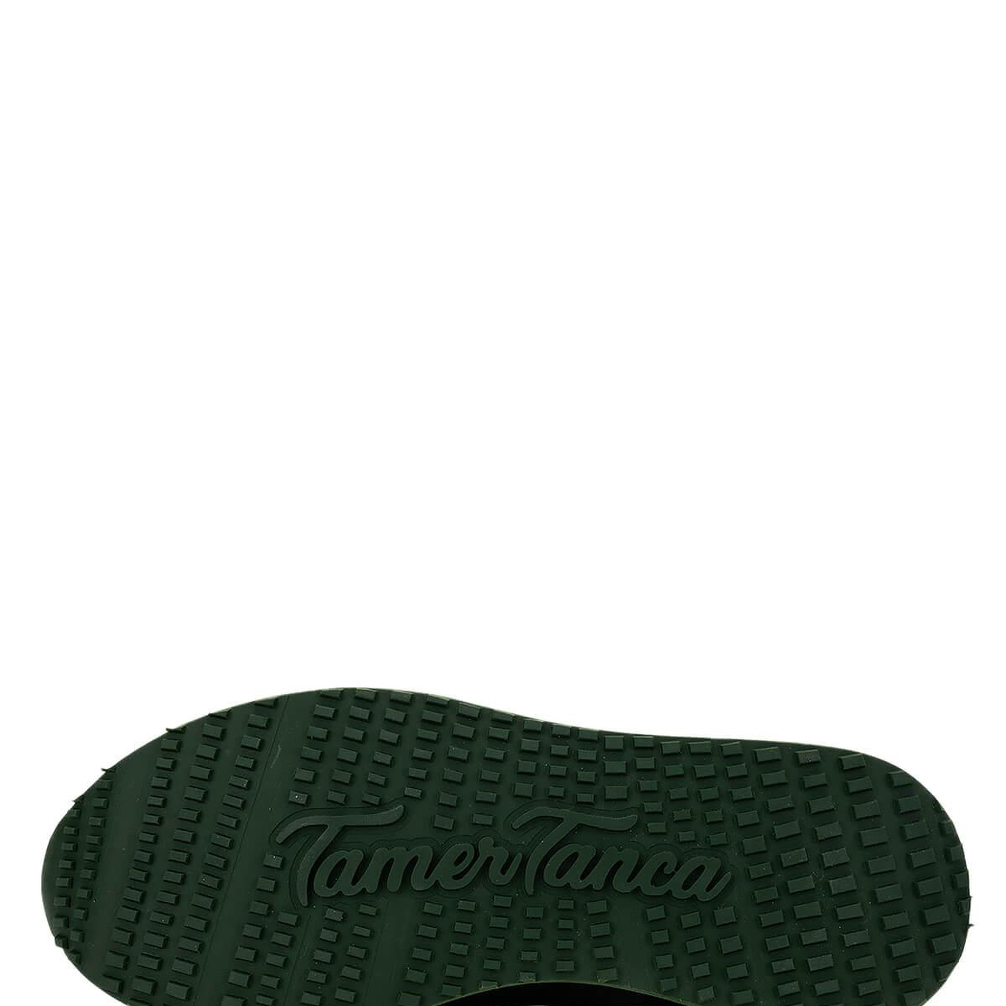 Tamer Tanca Erkek Hakiki Deri Yeşil Kroko Sneakers & Spor Ayakkabı