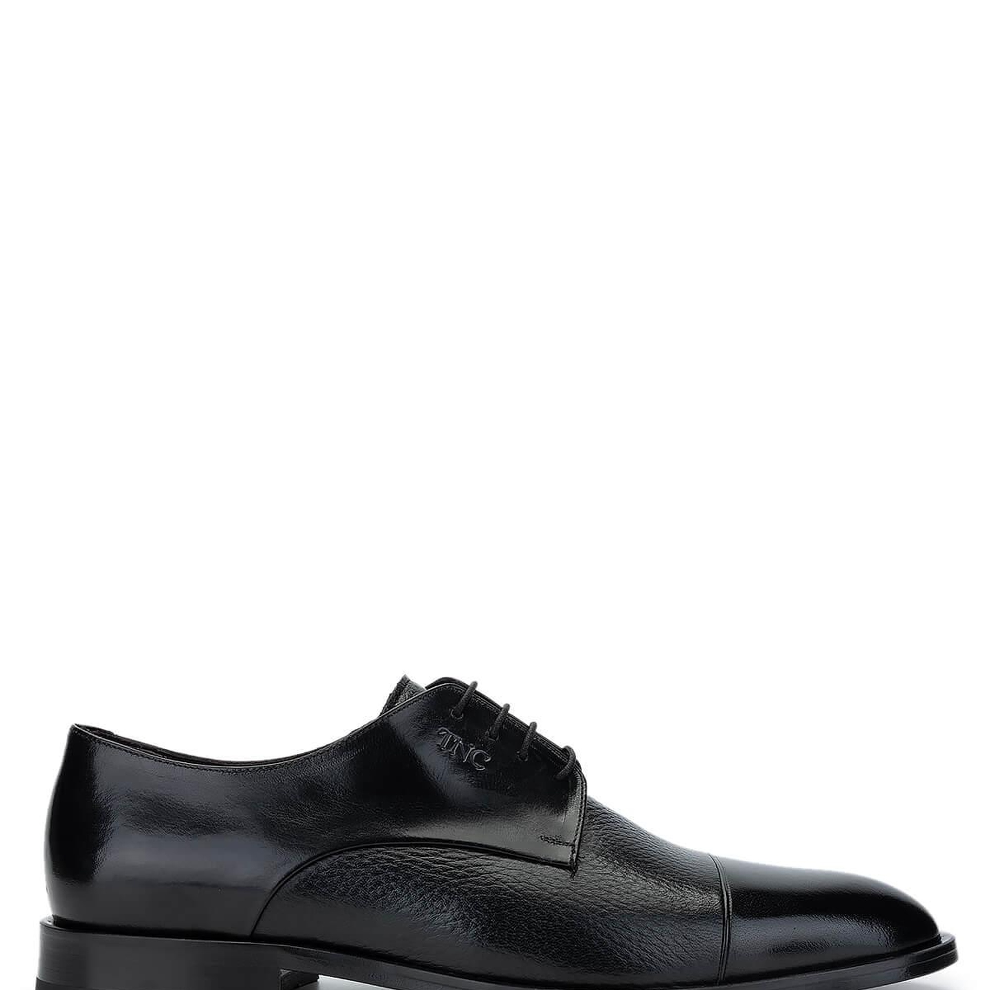 Tamer Tanca Erkek Hakiki Deri Siyah Klasik Ayakkabı