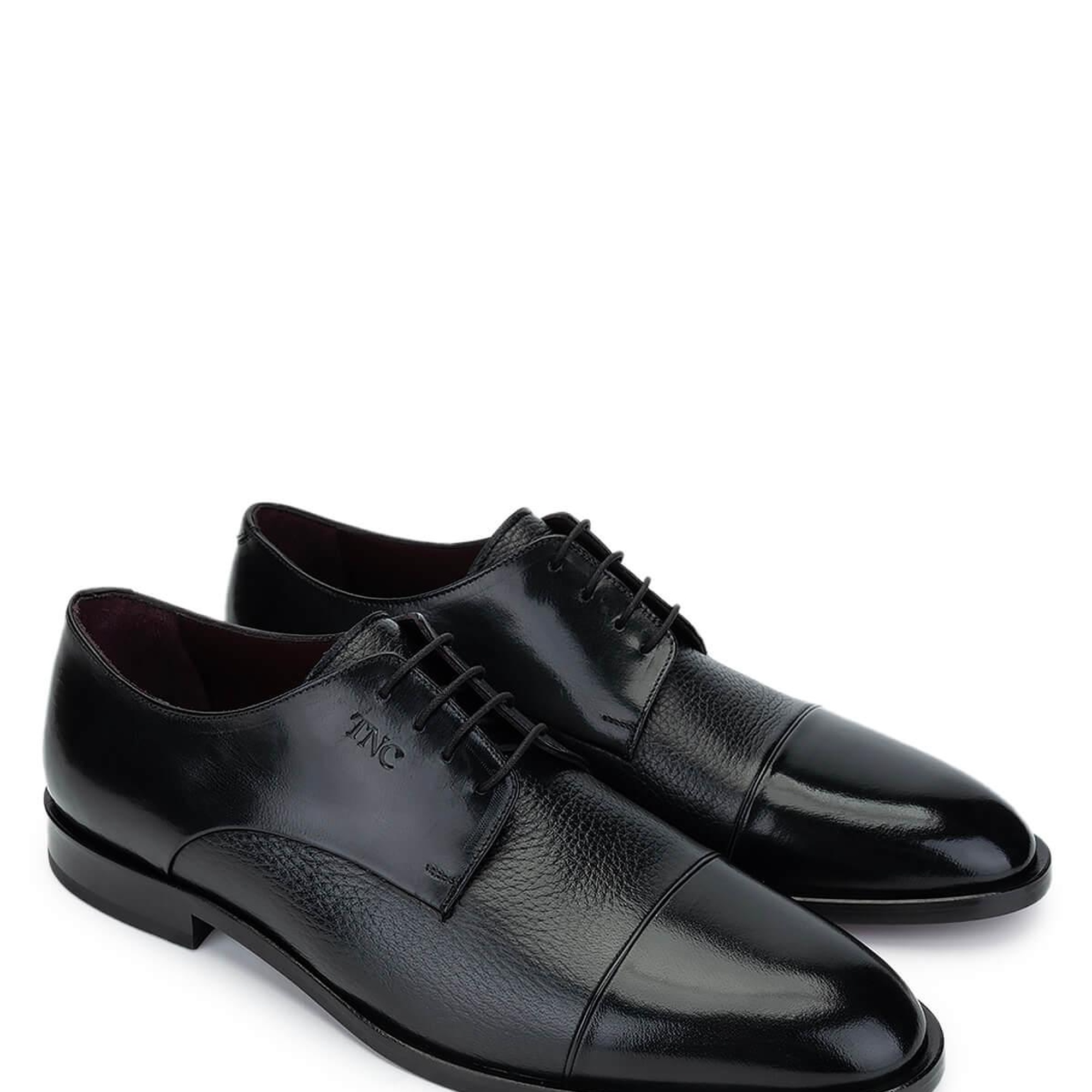 Tamer Tanca Erkek Hakiki Deri Siyah Klasik Ayakkabı