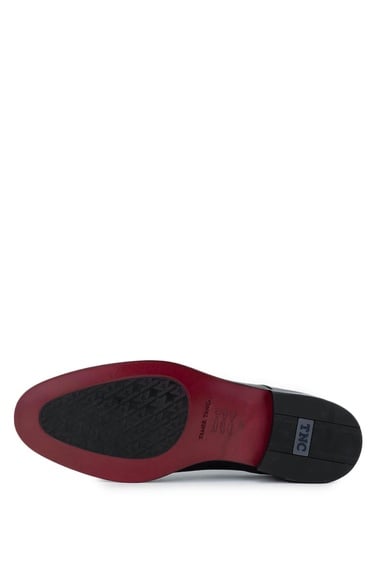  Tamer Tanca Erkek Hakiki Deri Siyah Klasik Ayakkabı