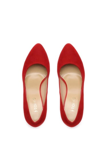  Tamer Tanca Kadın Vegan Kırmızı Topuklu & Stiletto Ayakkabı