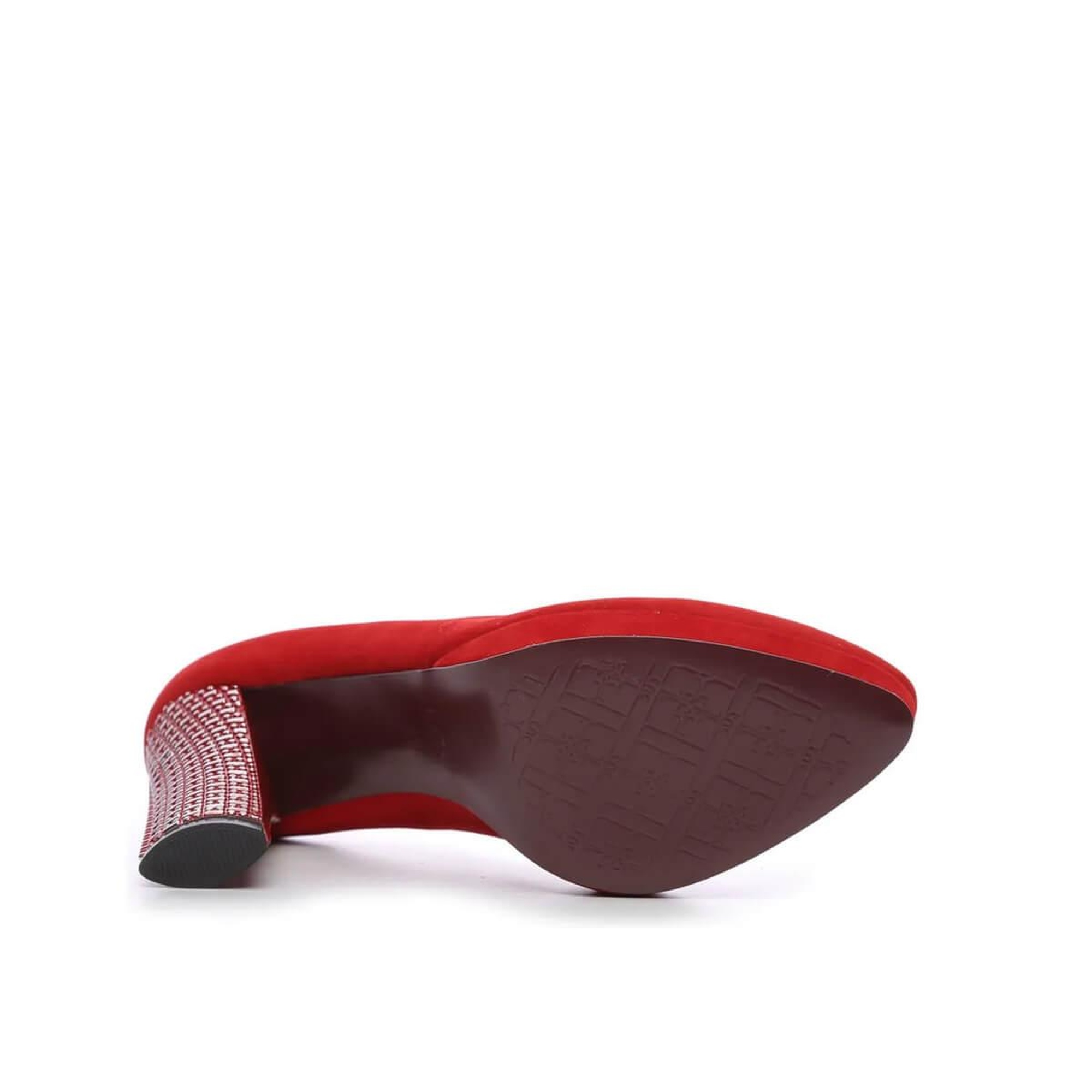 Tamer Tanca Kadın Vegan Kırmızı Topuklu & Stiletto Ayakkabı