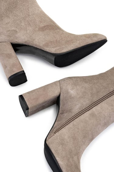  Tamer Tanca Kadın Hakiki Deri Vizon Süet Topuklu Bot