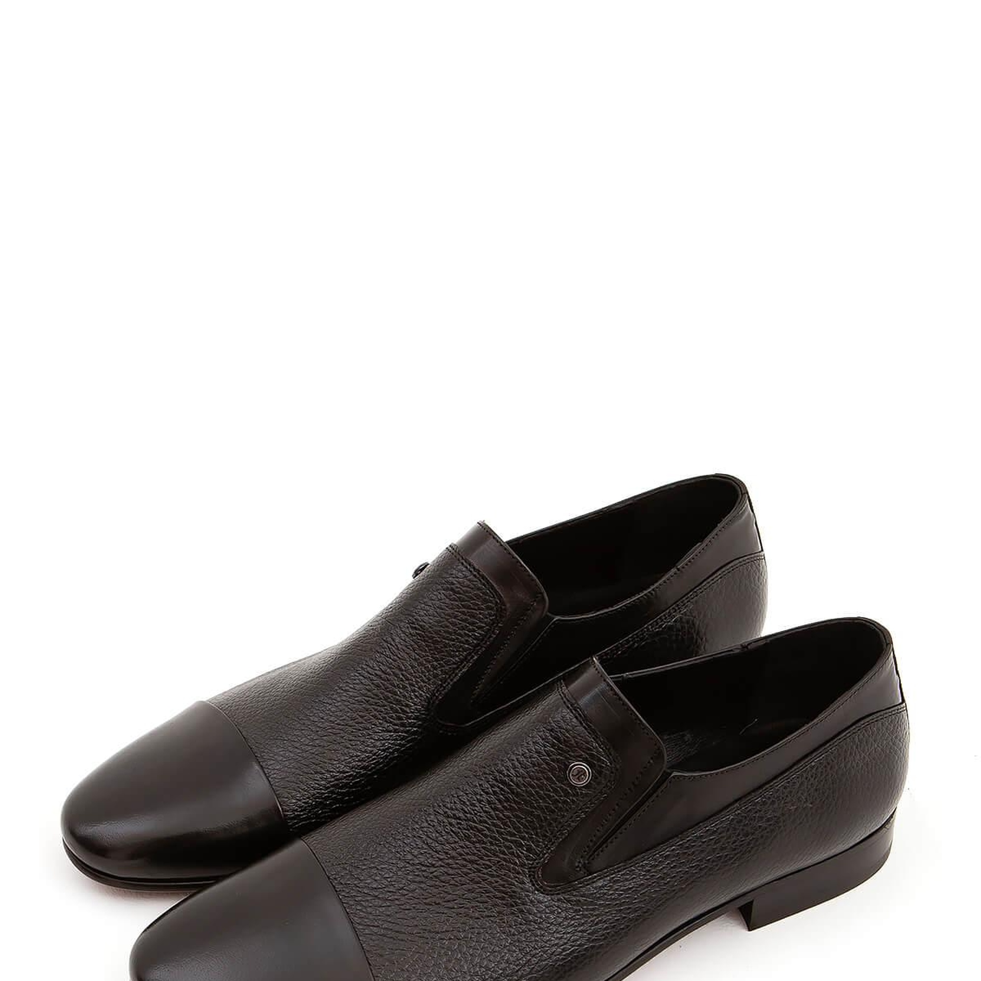 Tamer Tanca Erkek Hakiki Deri Siyah Makosen Ayakkabı