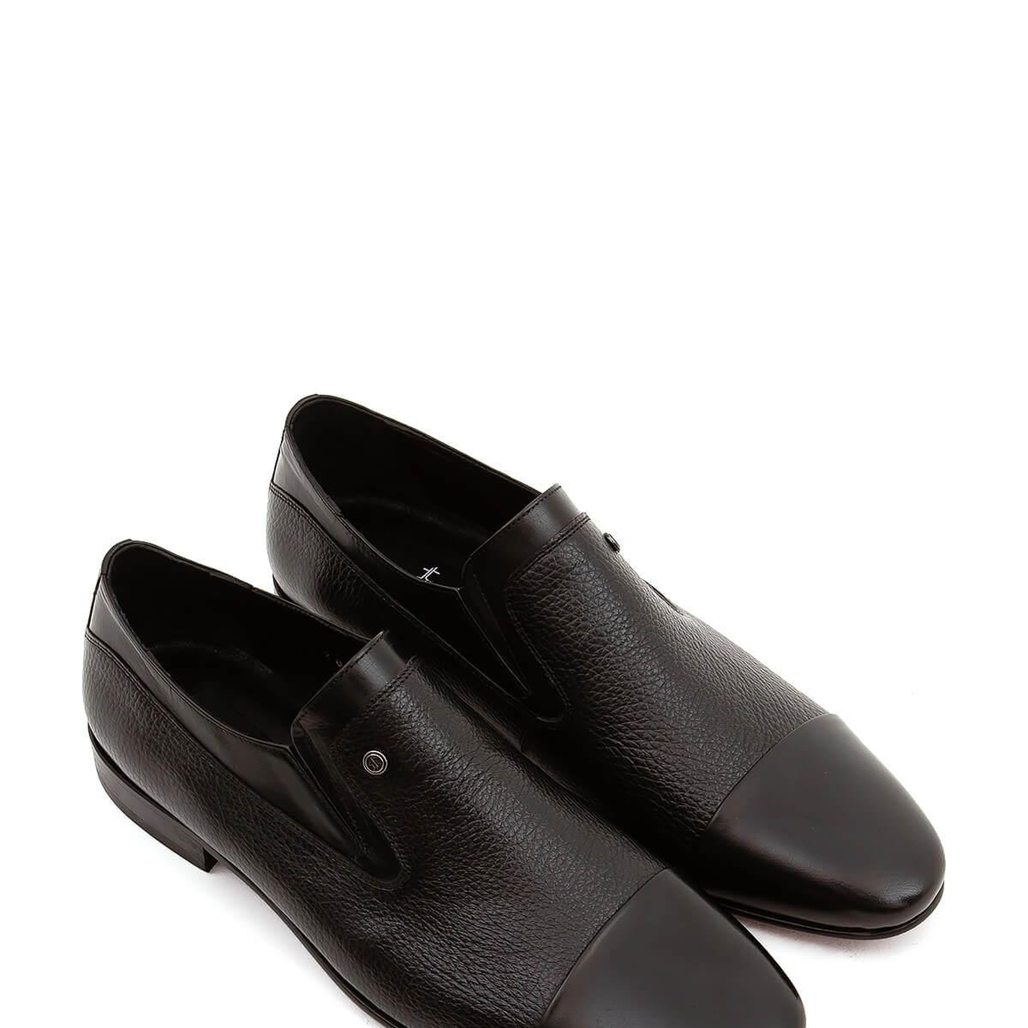 Tamer Tanca Erkek Hakiki Deri Siyah Makosen Ayakkabı