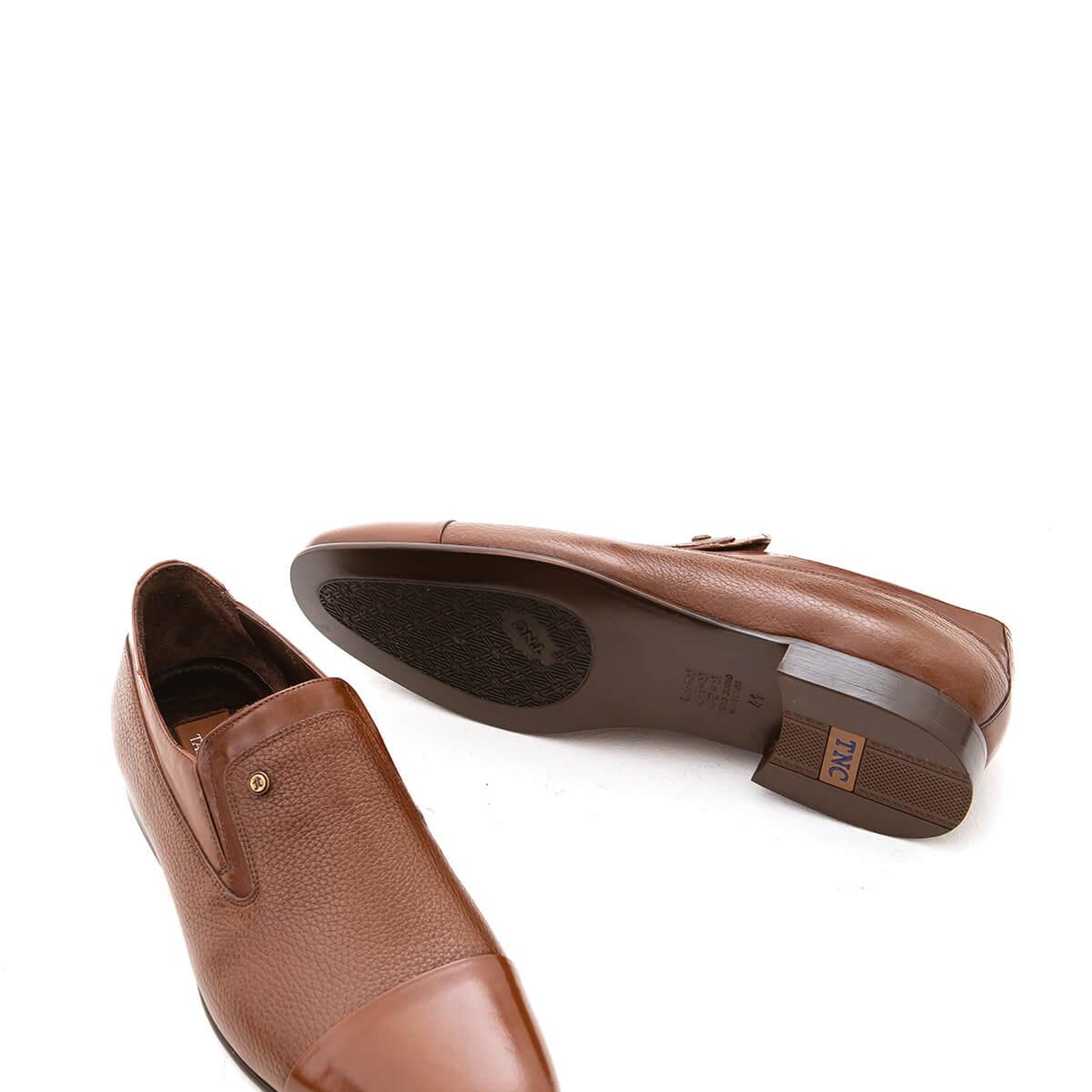 Tamer Tanca Erkek Hakiki Deri Taba Makosen Ayakkabı