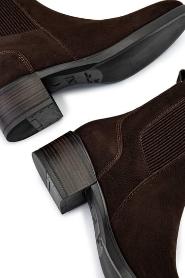  Tamer Tanca Kadın Hakiki Deri Kahverengi Nubuk Topuklu Bot