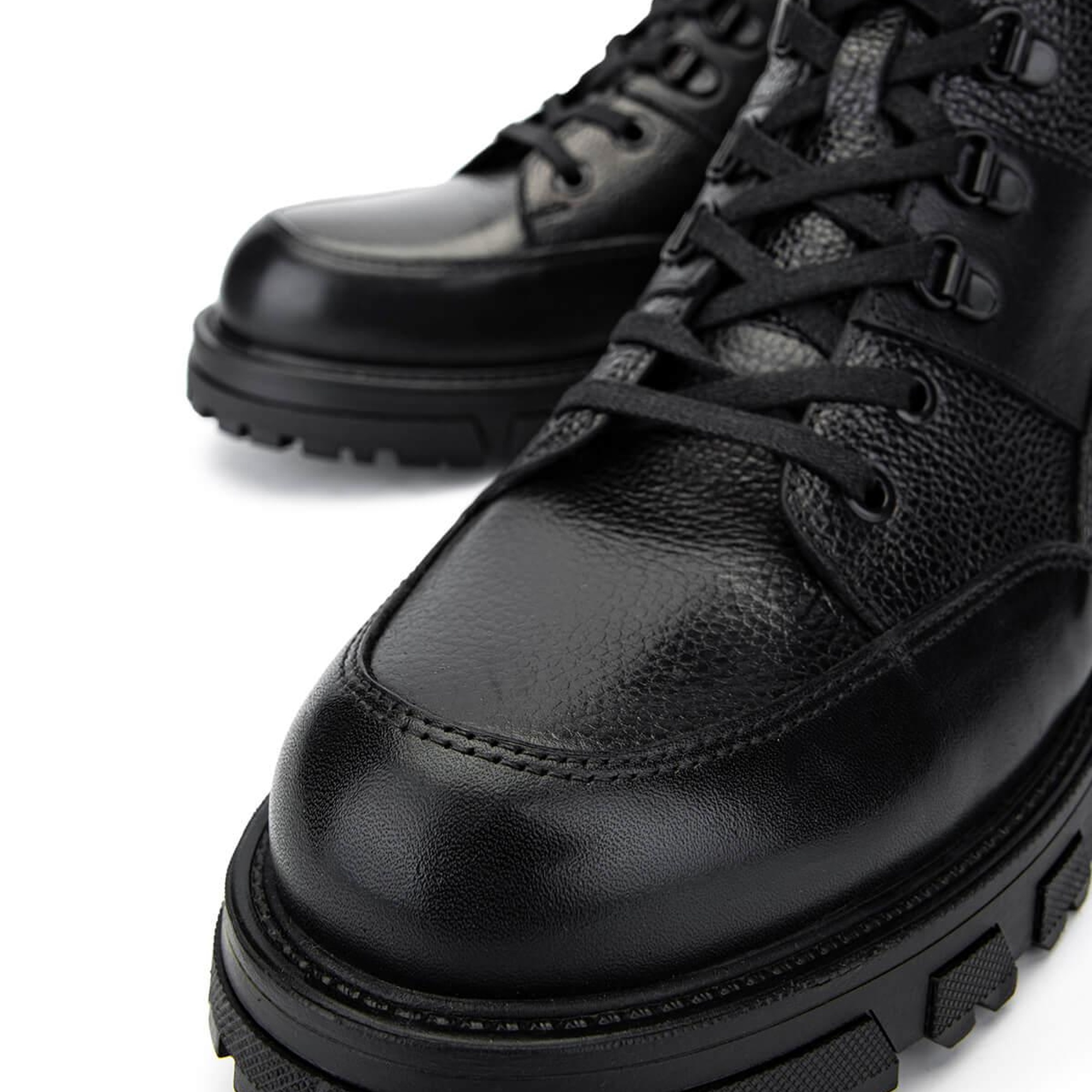 Tamer Tanca Erkek Hakiki Deri Siyah Casual Bot