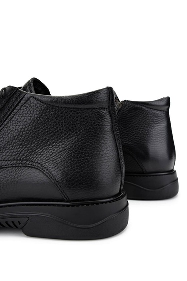  Tamer Tanca Erkek Hakiki Deri Siyah Deri Klasik Bot