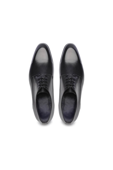  Tamer Tanca Erkek Hakiki Deri Siyah Klasik Ayakkabı