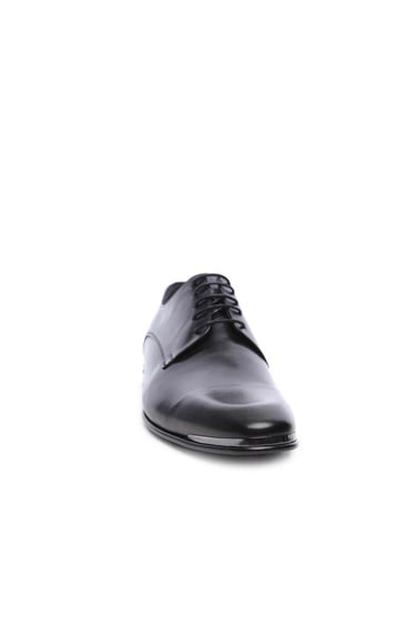  Tamer Tanca Erkek Hakiki Deri Siyah Klasik Ayakkabı