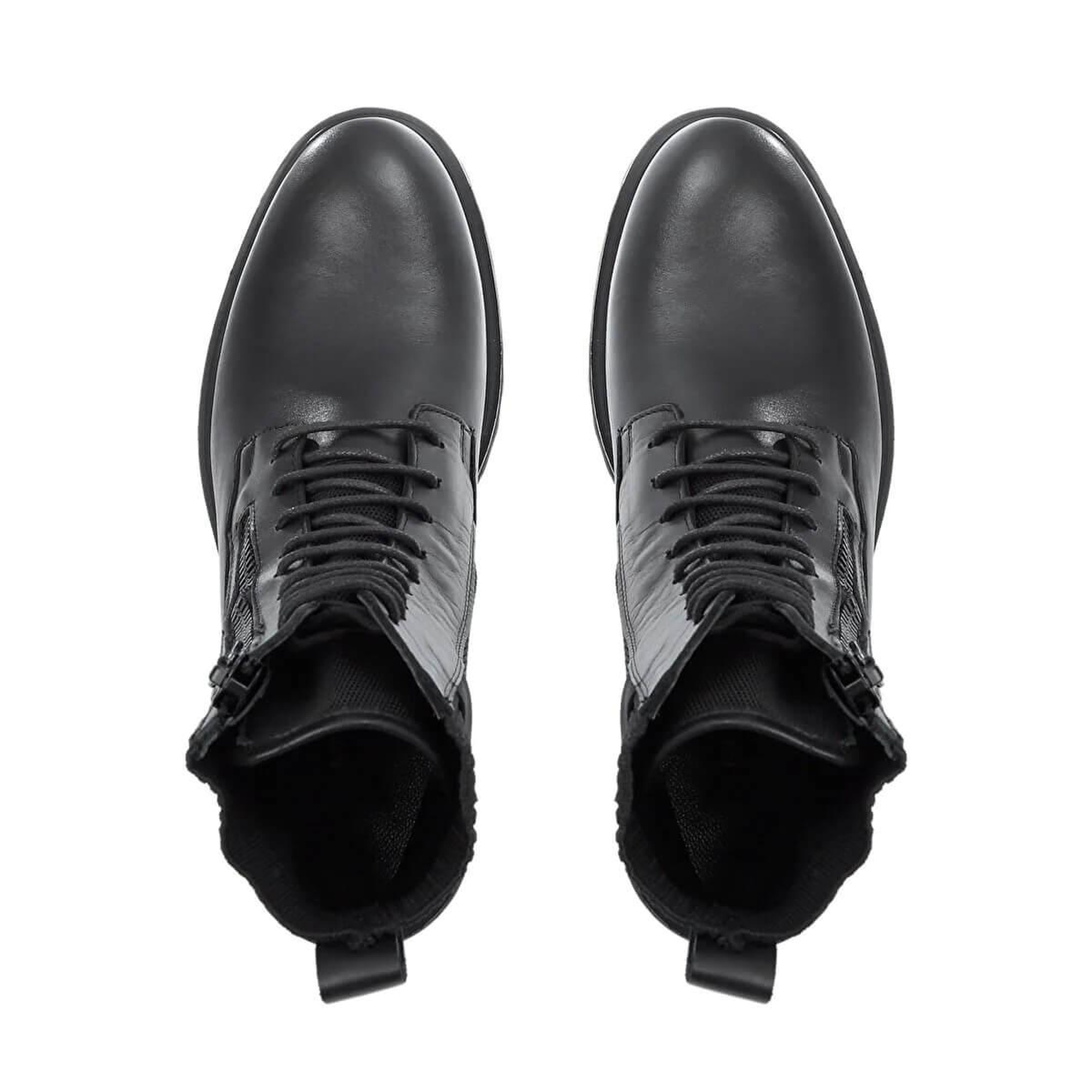 Tamer Tanca Erkek Hakiki Deri Siyah POSTAL Bot