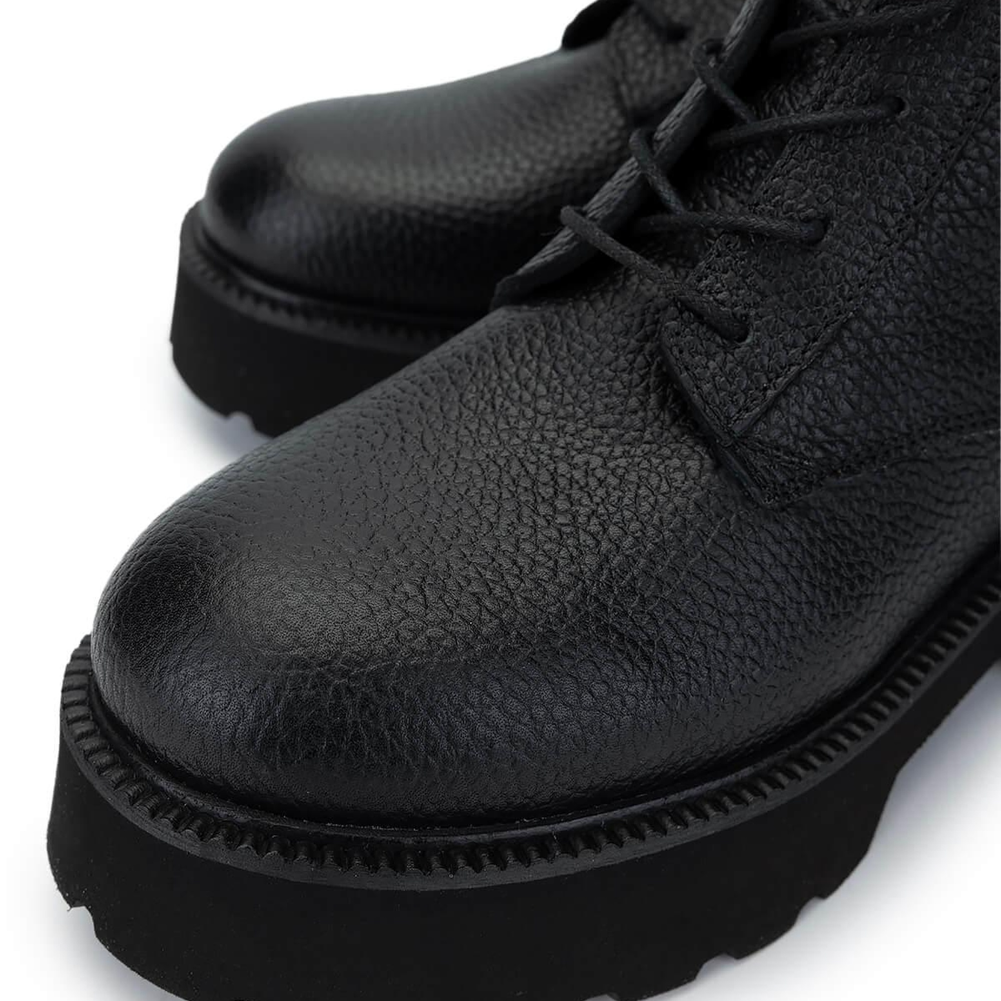 Tamer Tanca Kadın Hakiki Deri Siyah Floter Casual Bot