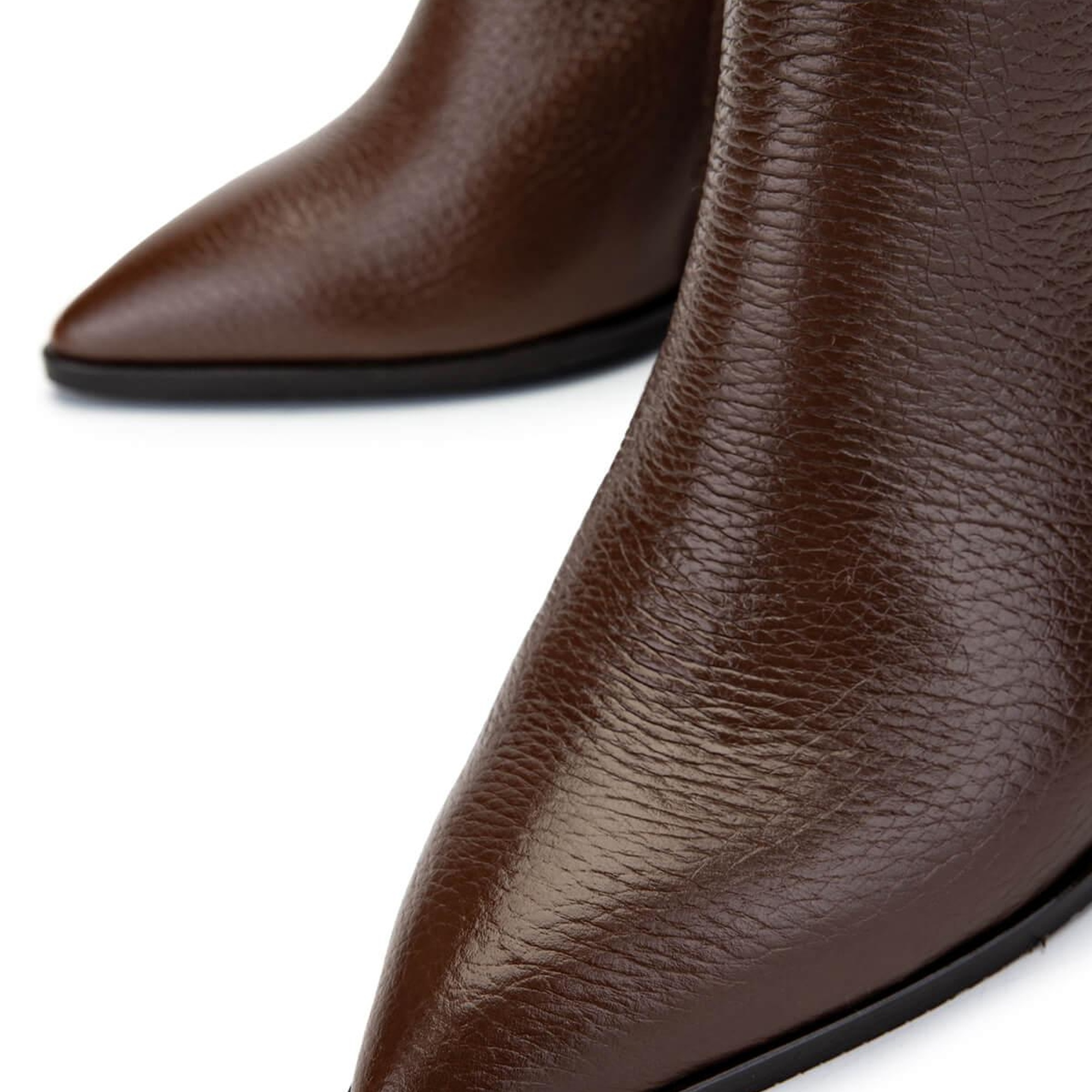 Tamer Tanca Kadın Hakiki Deri Taba Floter Klasik Bot