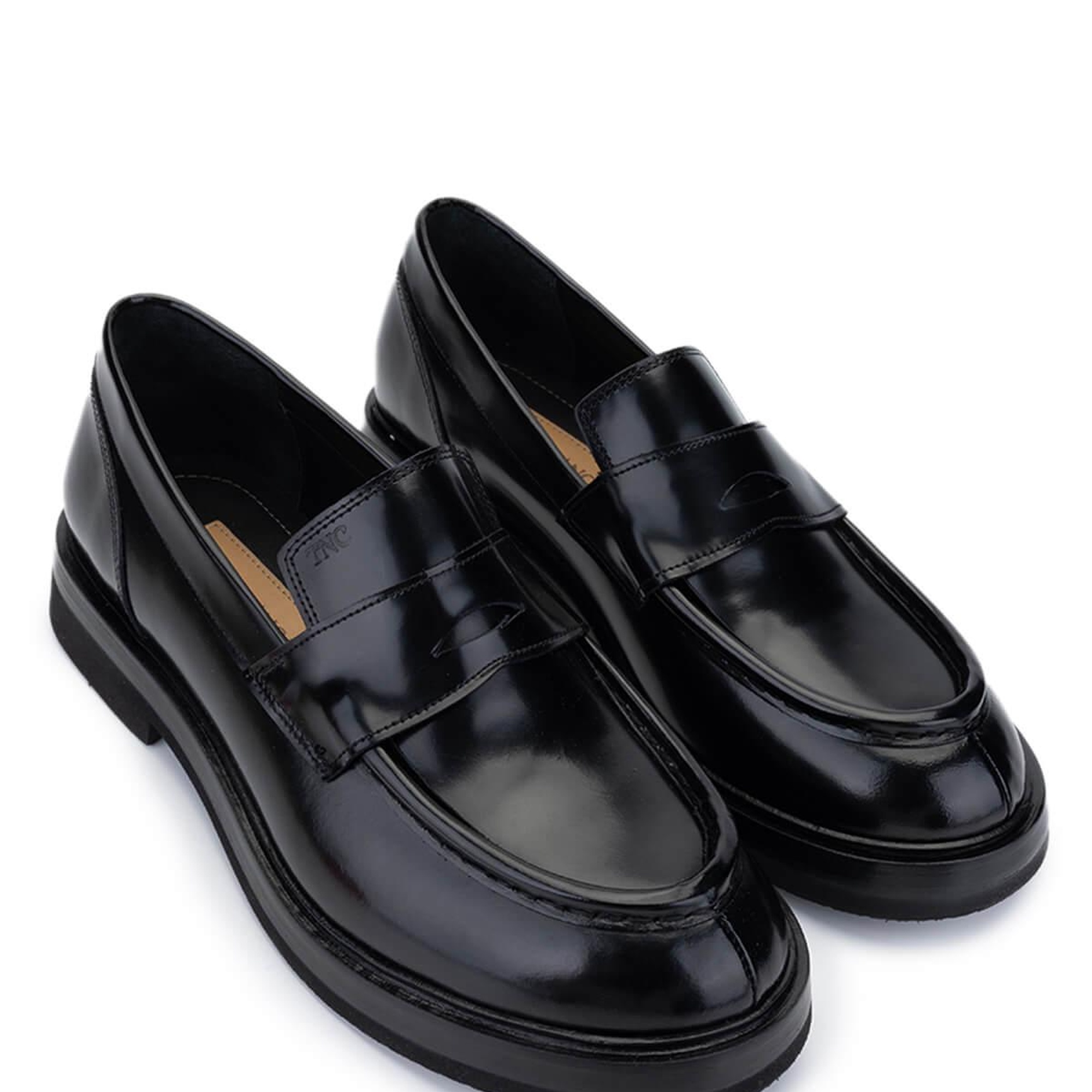 Tamer Tanca Erkek Hakiki Deri Siyah Açma Loafer Ayakkabı