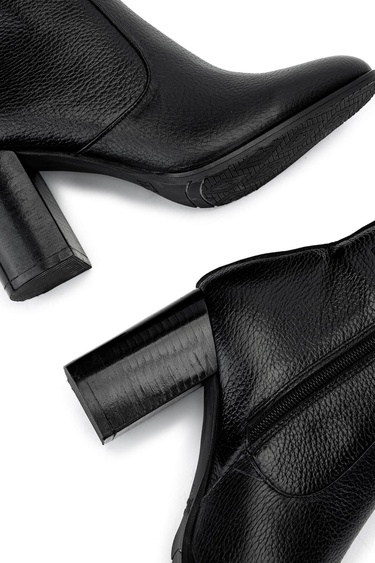  Tamer Tanca Kadın Hakiki Deri Siyah Floter Klasik Bot