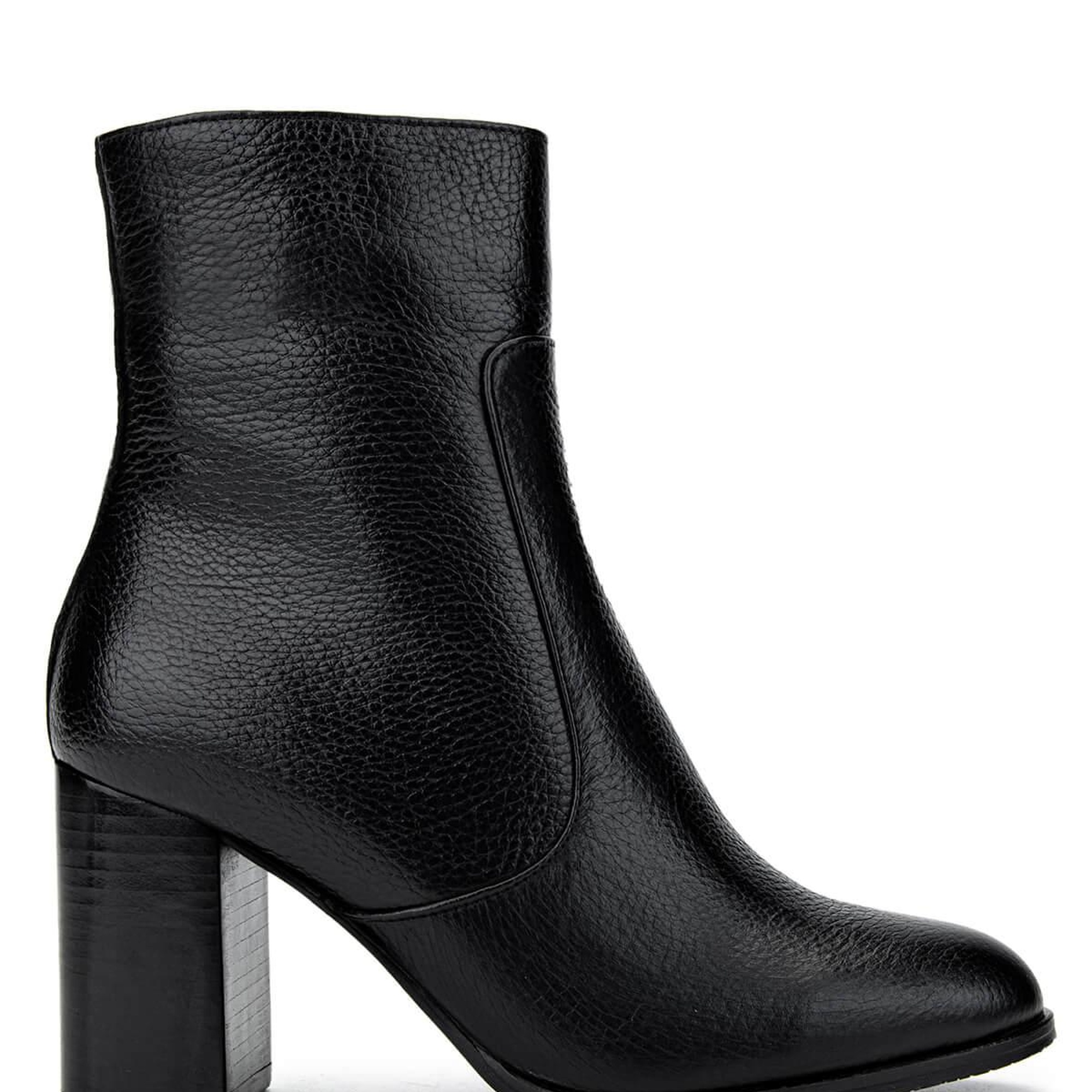 Tamer Tanca Kadın Hakiki Deri Siyah Floter Klasik Bot