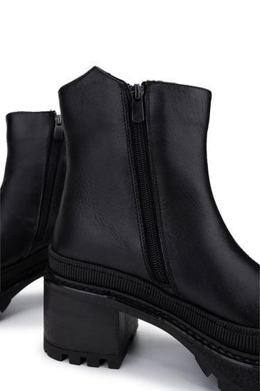  Tamer Tanca Kadın Hakiki Deri Siyah Casual Bot