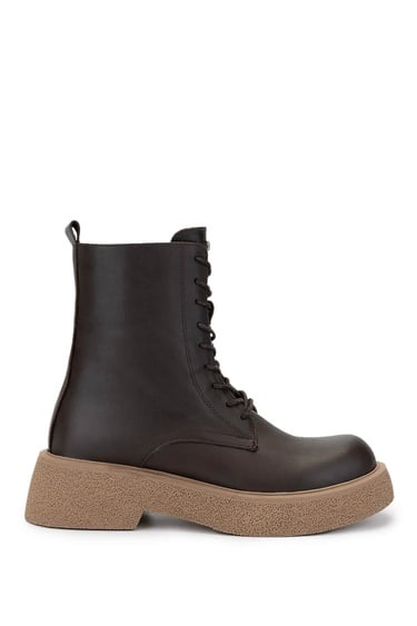  Tamer Tanca Kadın Hakiki Deri Kahverengi Casual Bot