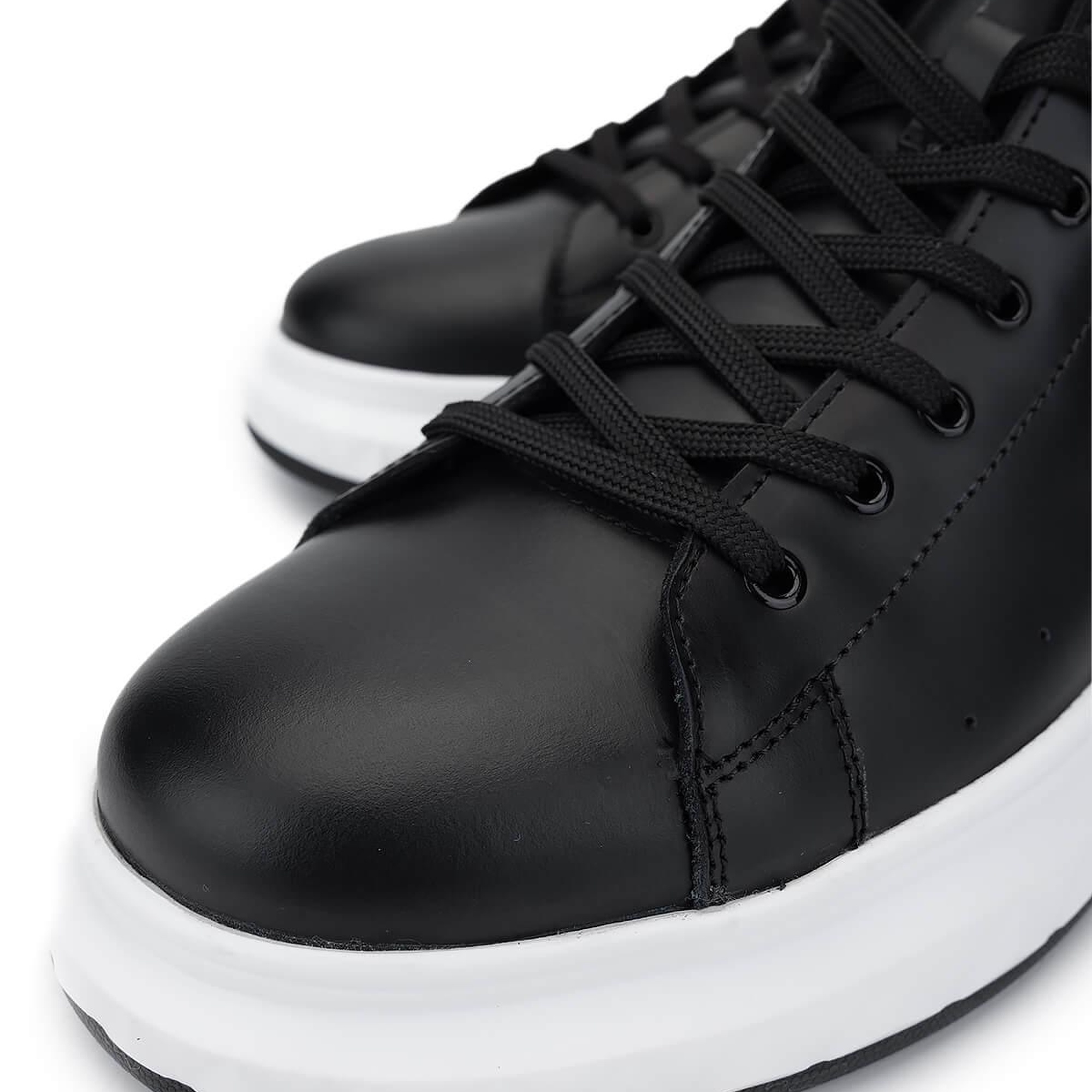 Tamer Tanca Erkek Hakiki Deri Siyah Bot Ayakkabı