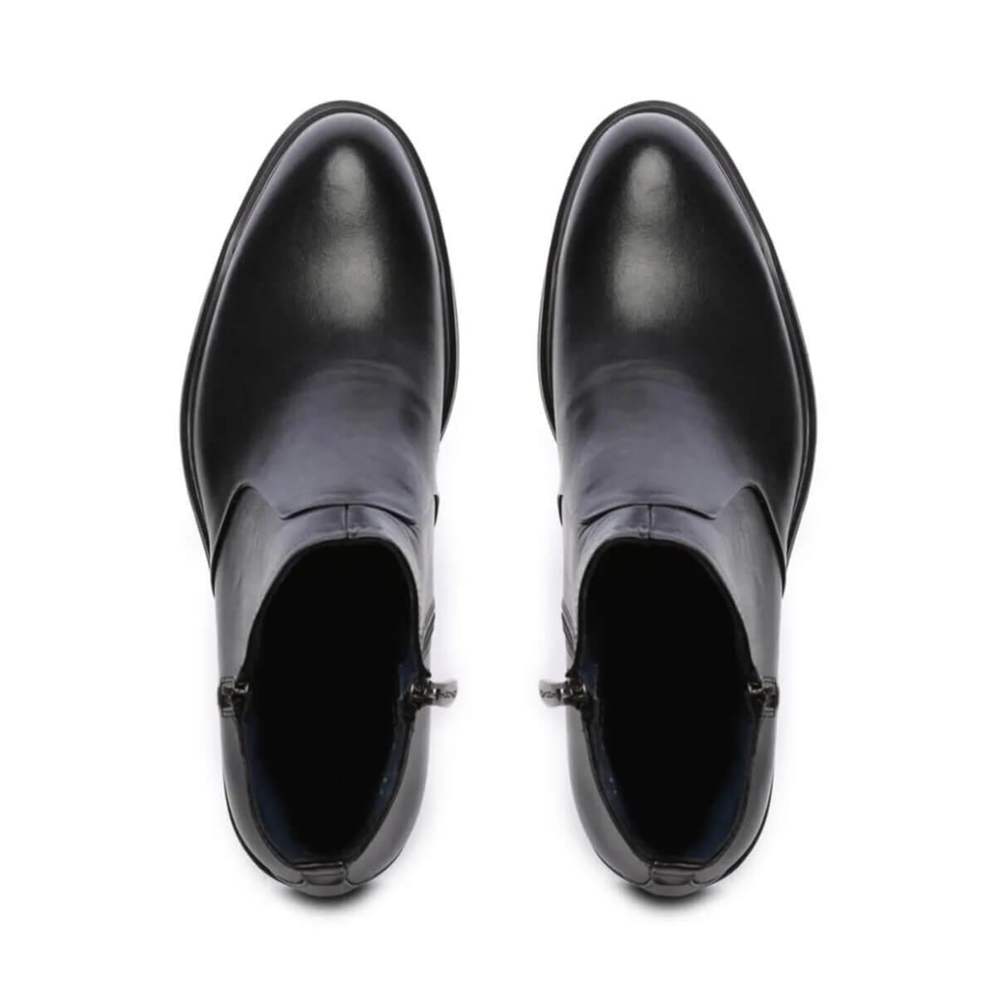 Tamer Tanca Erkek Hakiki Deri Siyah Klasik Bot