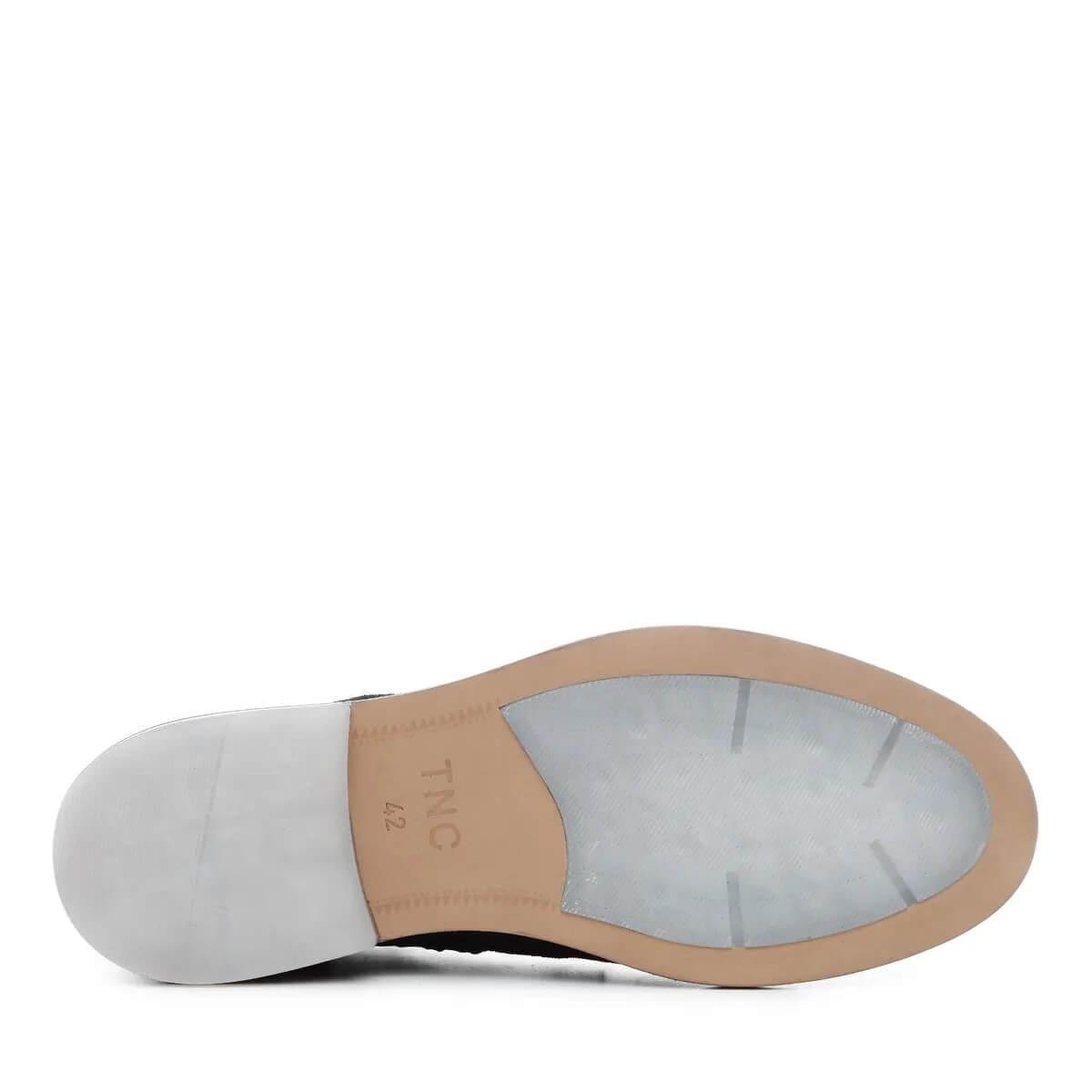 Tamer Tanca Erkek Hakiki Deri Siyah Süet Klasik Bot