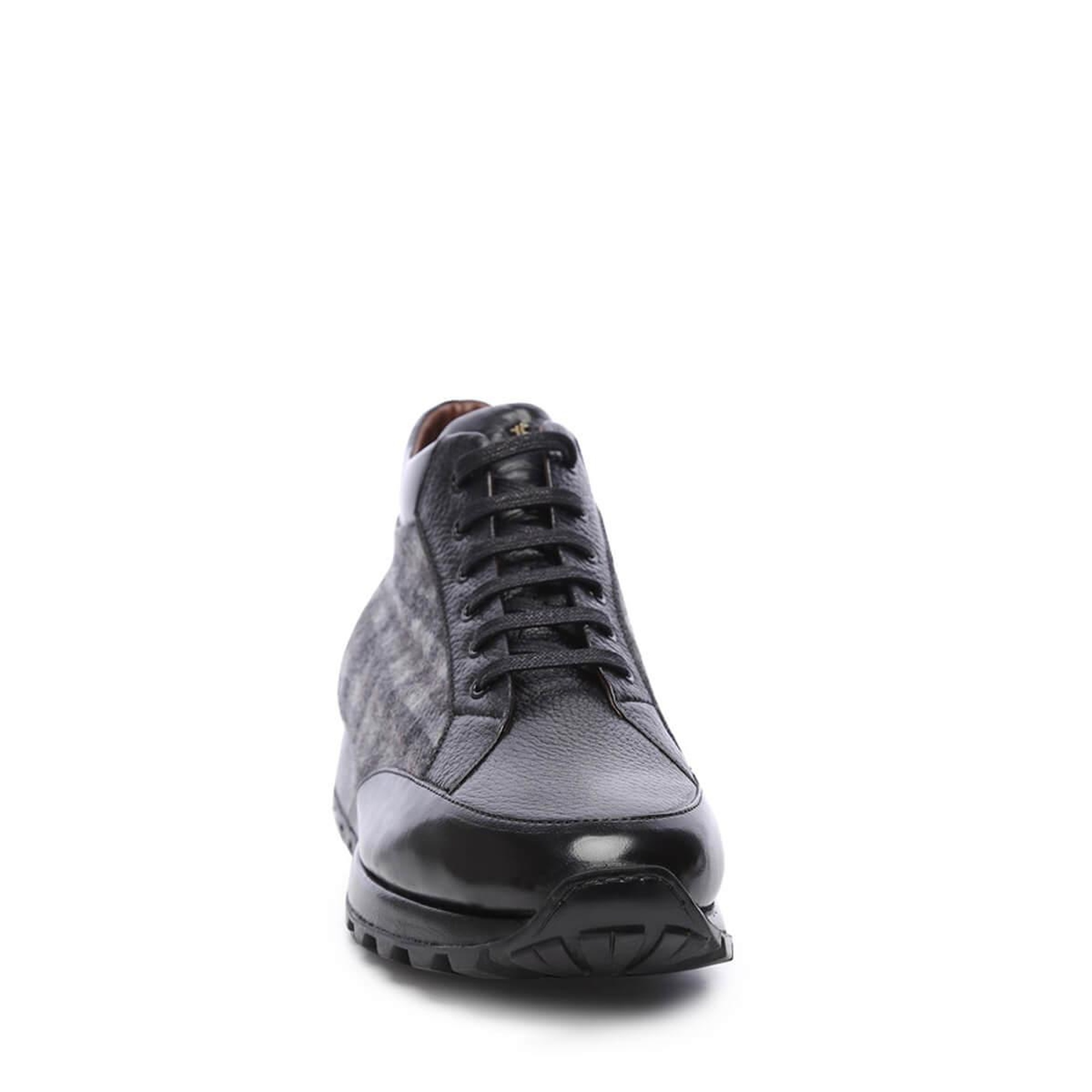 Tamer Tanca Erkek Hakiki Deri Siyah Casual Bot