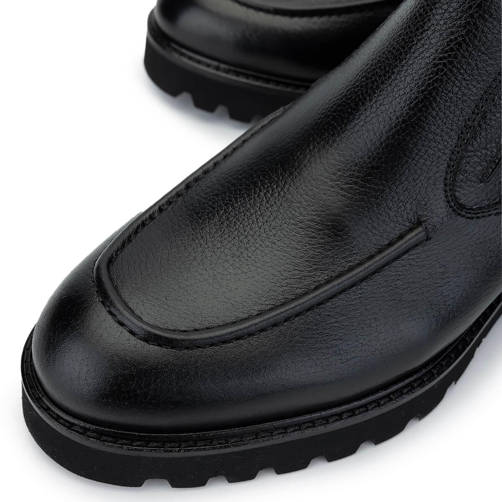 Tamer Tanca Erkek Hakiki Deri Siyah Klasik Bot