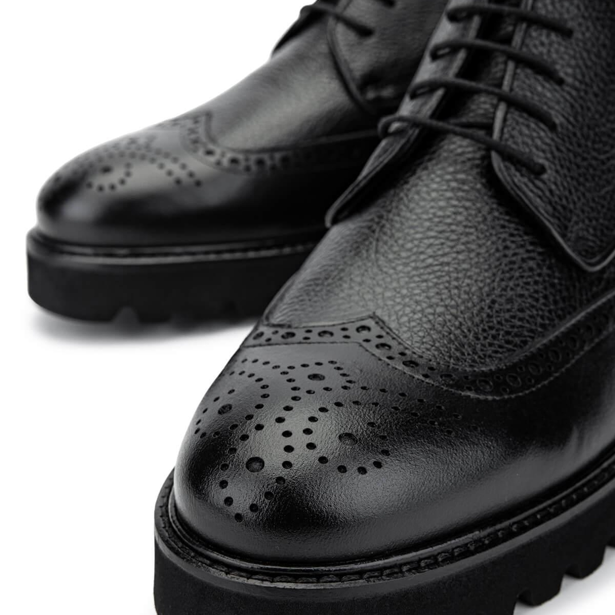 Tamer Tanca Erkek Hakiki Deri Siyah Klasik Bot