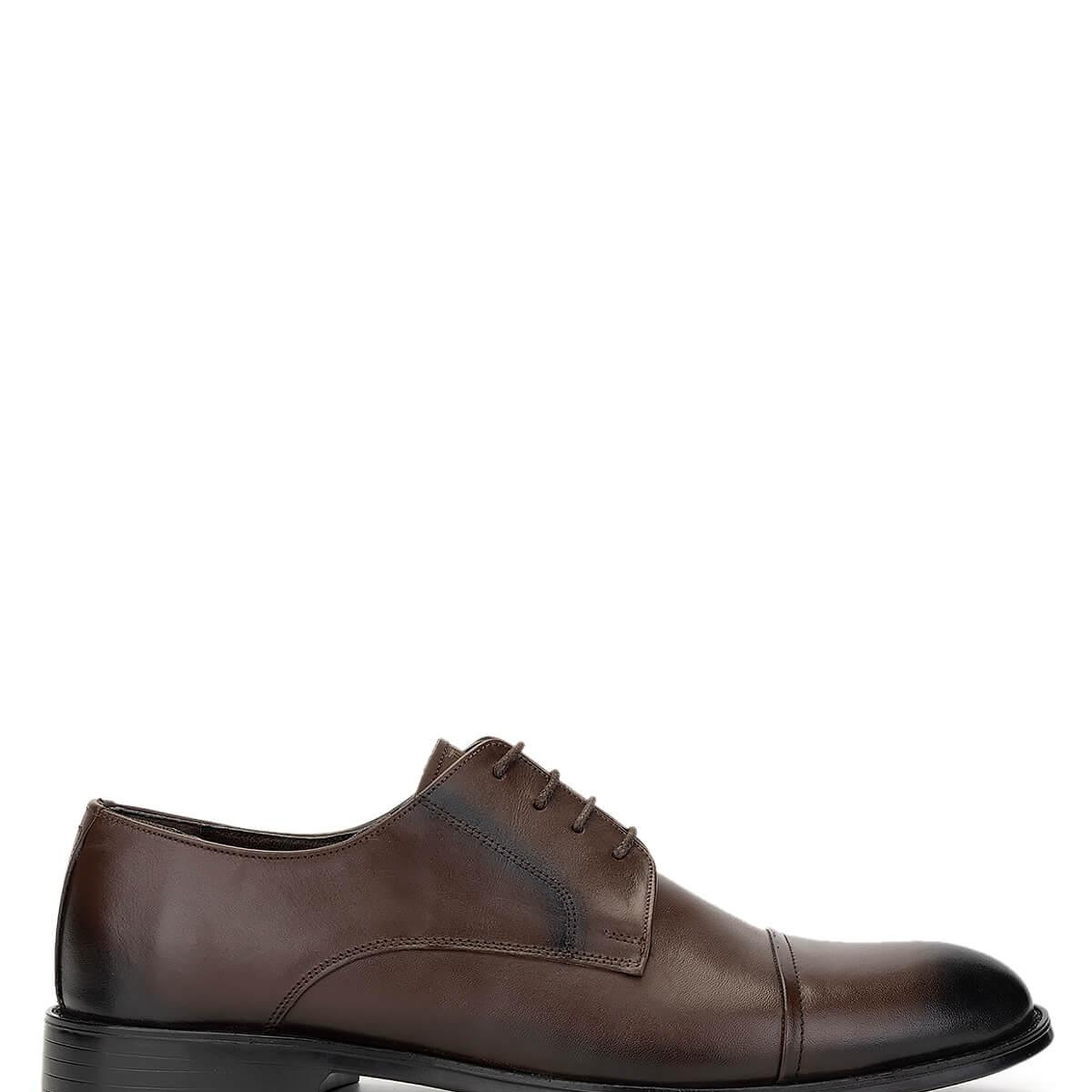 Tamer Tanca Erkek Hakiki Deri Kahverengi Klasik Ayakkabı