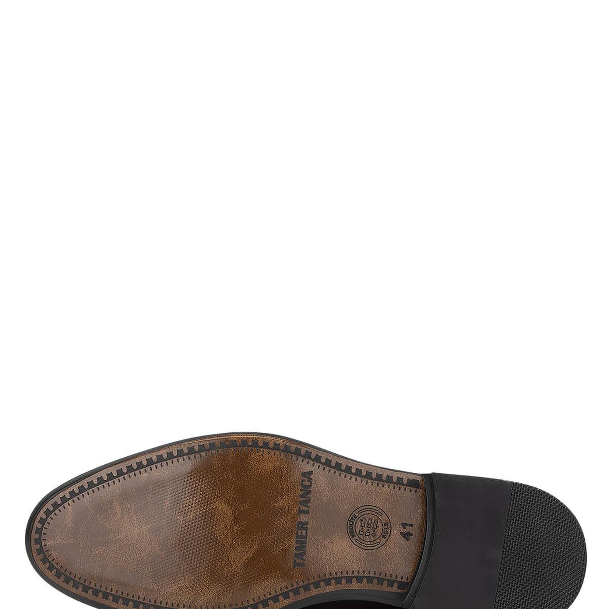 Tamer Tanca Erkek Hakiki Deri Kahverengi Klasik Ayakkabı