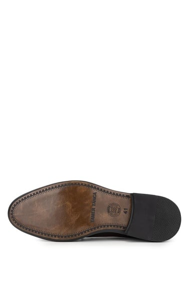  Tamer Tanca Erkek Hakiki Deri Kahverengi Klasik Ayakkabı